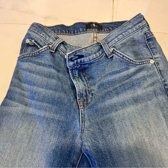 7 For All Mankind Light Blue Skinny Jeans #23 - Picture 5 of 5